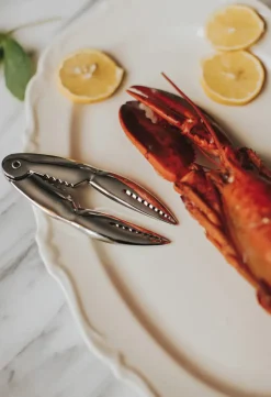 Serving Utensils^Dorre Skai seafood tongs 13.5 cm, Silver Silver-coloured