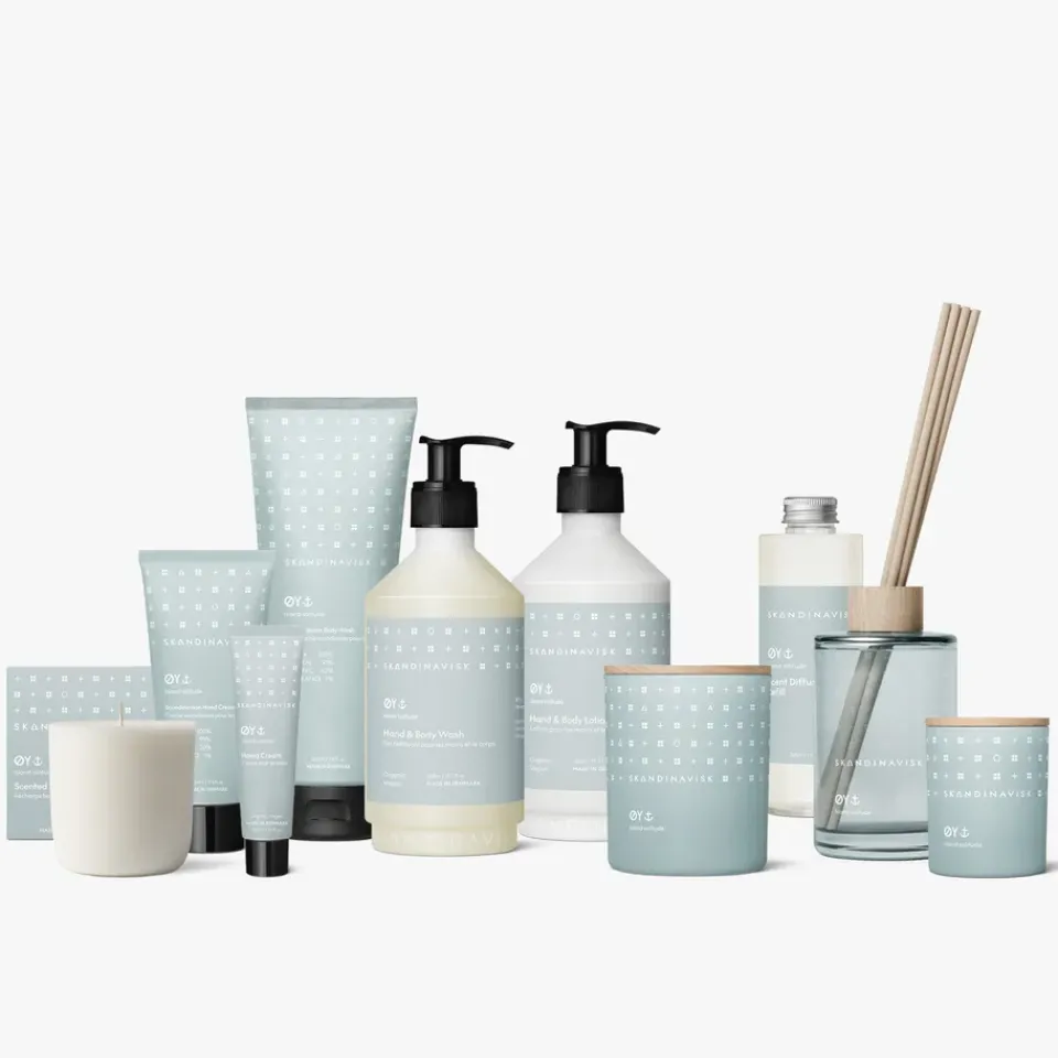 Scented Candles & Diffusers^Skandinavisk refill to fragrance sticks 200 ml, Øy Blue