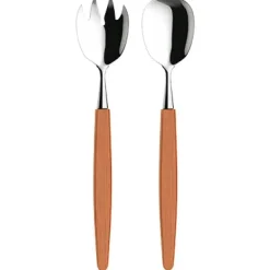Sale Skaugum of Norway Skaugum salad cutlery, Ecco Teak Brown