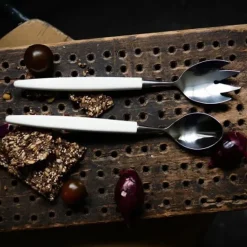 Salad Servers^Skaugum of Norway Skaugum salad cutlery, Pure White