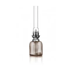 Sale Karlskrona Lampfabrik Skeppsholmen Kerosene Lantern 35 cm, Smoke Silver-colouredTransparent