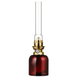 Oil & Kerosene Lamps^Karlskrona Lampfabrik Skeppsholmen paraffin lamp, Brown