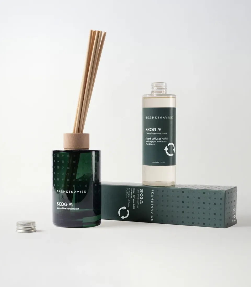Scented Candles & Diffusers^Skandinavisk Skog fragrance sticks, 200 ml Green