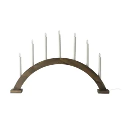 Advent Lights|Window Lights^Scandi Living Sky advent candle bow 41 cm, Dark oil Brown