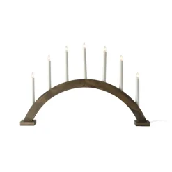 Advent Lights|Window Lights^Scandi Living Sky advent candle bow 41 cm, Dark oil Brown