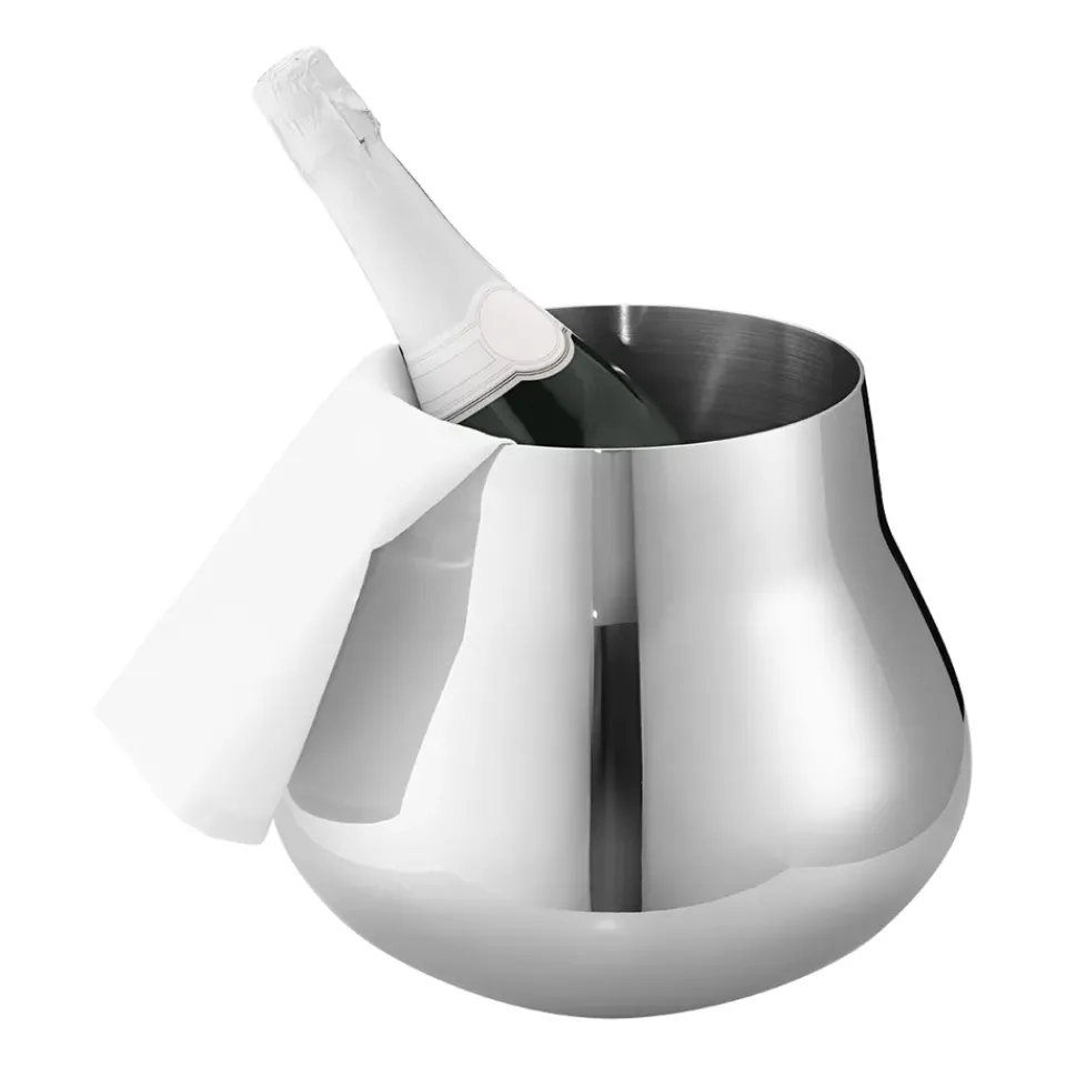 Wine & Champagne Coolers^Georg Jensen Sky champagne- and wine cooler 7.5 L, Stainless steel Silver-coloured