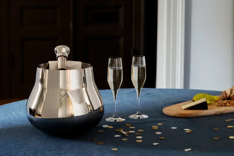 Wine & Champagne Coolers^Georg Jensen Sky champagne- and wine cooler 7.5 L, Stainless steel Silver-coloured