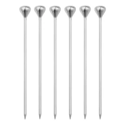 Wine & Barware^Georg Jensen Sky cocktail stick 6-pack, Stainless steel Silver-coloured
