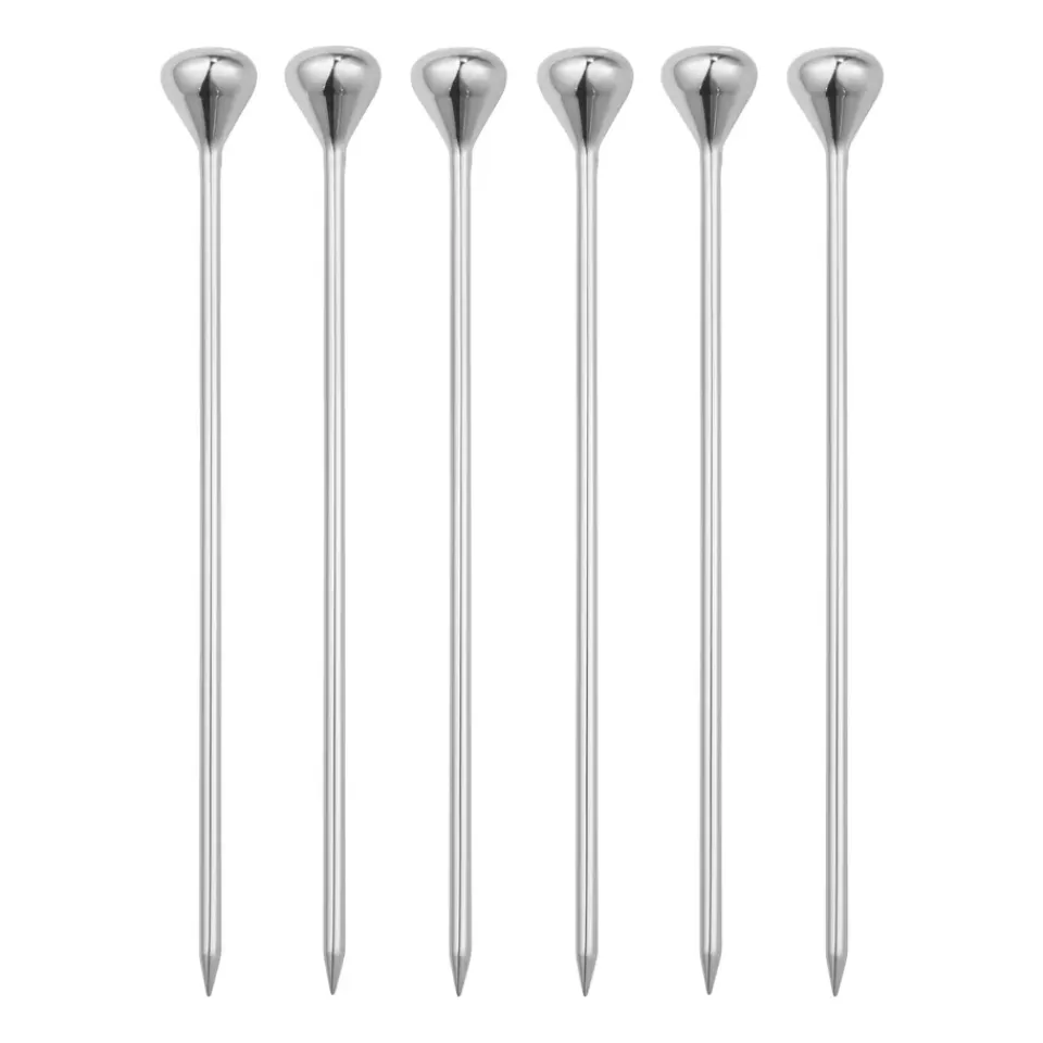 Wine & Barware^Georg Jensen Sky cocktail stick 6-pack, Stainless steel Silver-coloured