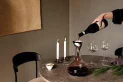 Wine & Barware|Wine Carafes & Decanters^Georg Jensen Sky decanter with filter, Stainless steel Silver-coloured