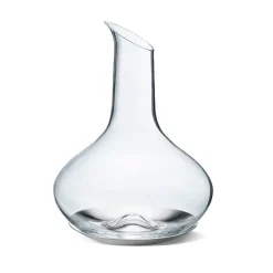 Georg Jensen Sky wine carafe with saucer, 0.75 l Transparent