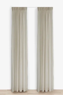 Curtains^Himla Skylight curtain with ironing strip 140x290 cm, Fog Beige