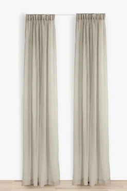 Curtains^Himla Skylight curtain with ironing strip 140x290 cm, Oatmeal Beige