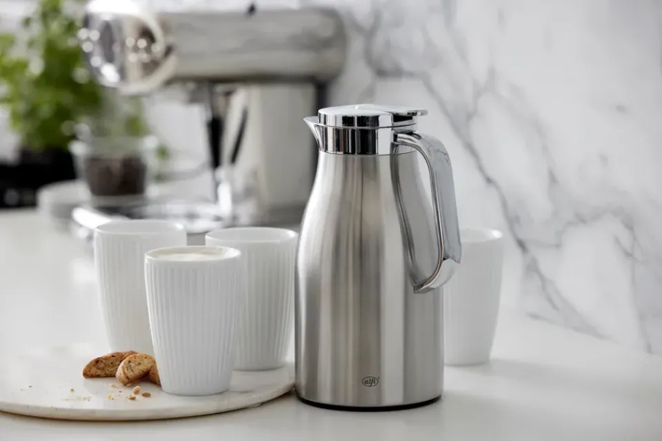 Sale Alfi Skyline thermal jug 1 l, Matte steel Silver-coloured