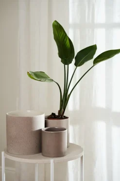 Flower Pots^Scandi Living Sleek pot Ø12 cm, Beige