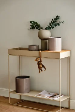 Flower Pots^Scandi Living Sleek pot Ø15 cm, Beige
