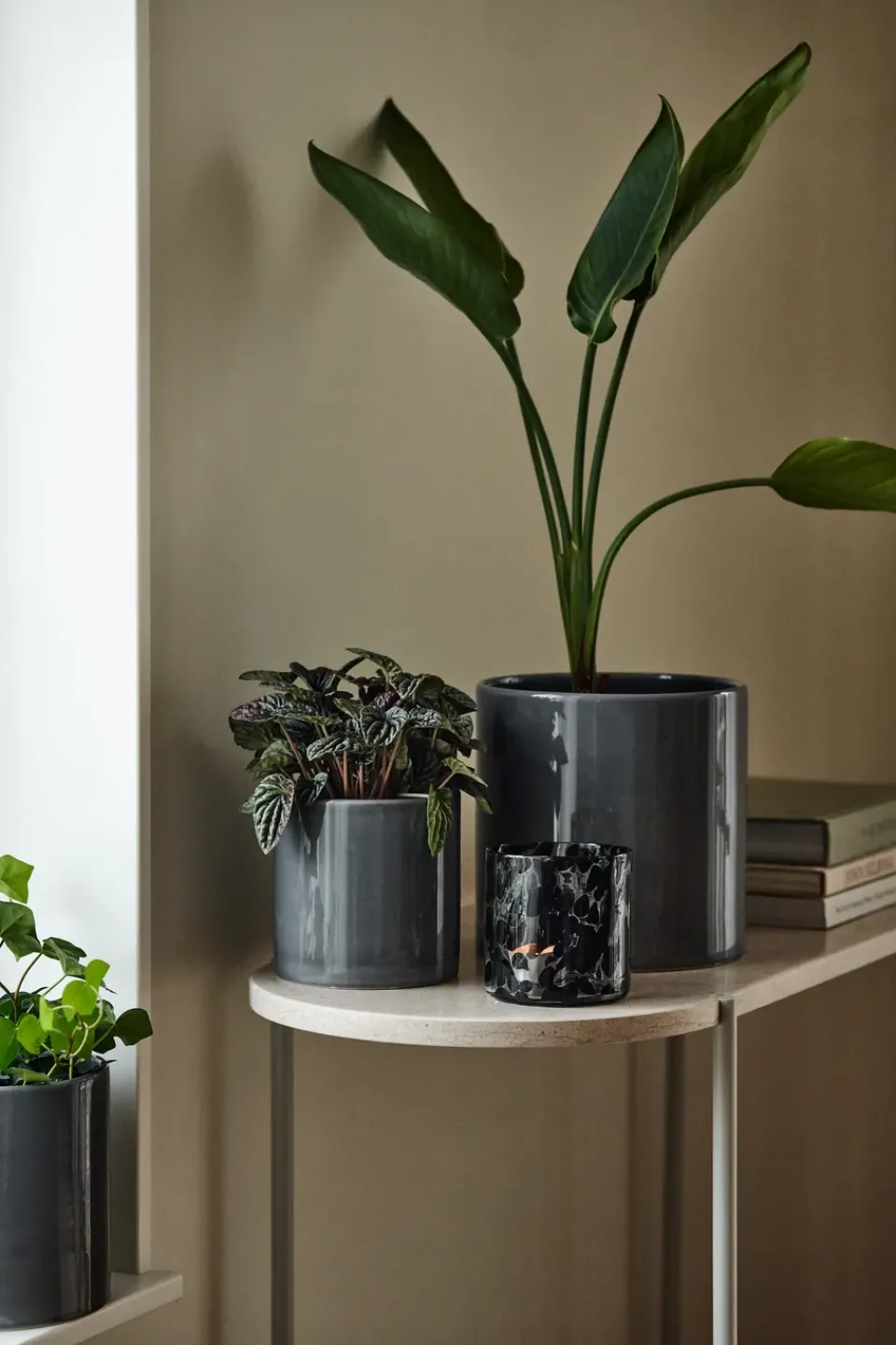 Sale Scandi Living Sleek pot Ø12 cm, Charcoal Grey