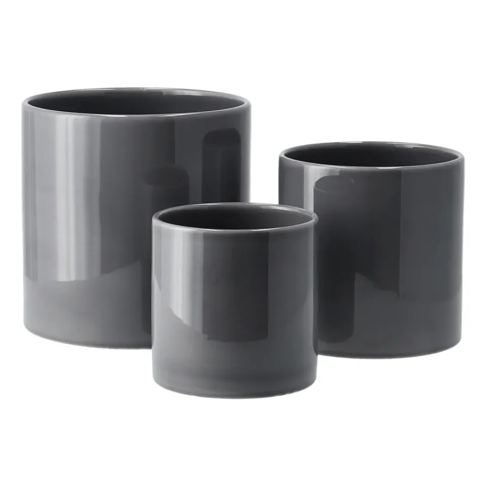 Sale Scandi Living Sleek pot Ø12 cm, Charcoal Grey