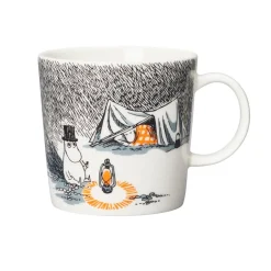 Moomin Mugs^Moomin Arabia Sleep tight Moomin mug, 30 cl GreyBlack