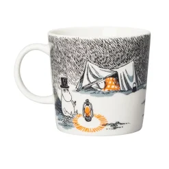 Moomin Mugs^Moomin Arabia Sleep tight Moomin mug, 30 cl GreyBlack