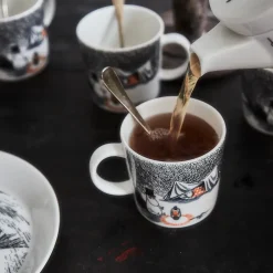 Moomin Mugs^Moomin Arabia Sleep tight Moomin mug, 30 cl GreyBlack