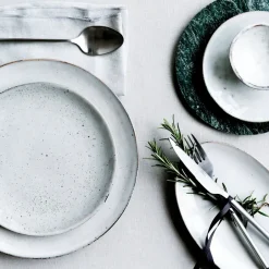 Online Broste Copenhagen Sletten cutlery set 16 pcs, matt stainless steel GreySilver-coloured