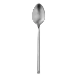 Tea & Coffee Spoons^Broste Copenhagen Sletten teaspoon, Full satin forged Silver-coloured