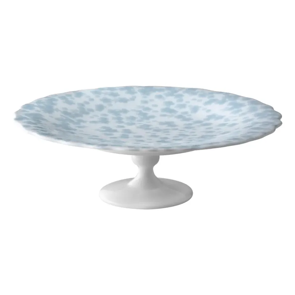 Clearance Wik & Walsøe Slåpeblom cake platter Ø21 cm, Blue