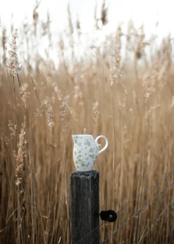 Milk Jugs^Wik & Walsøe Slåpeblom jug 25 cl, Green GreenMulti