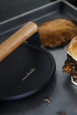 Discount Nordwik Smash Burger hamburger press 18 cm, Cast iron Black