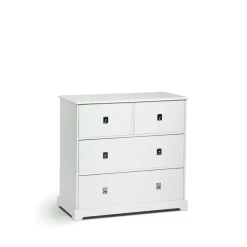 Discount Mavis Smögen chest of drawers, , 4 drawers, chrome White