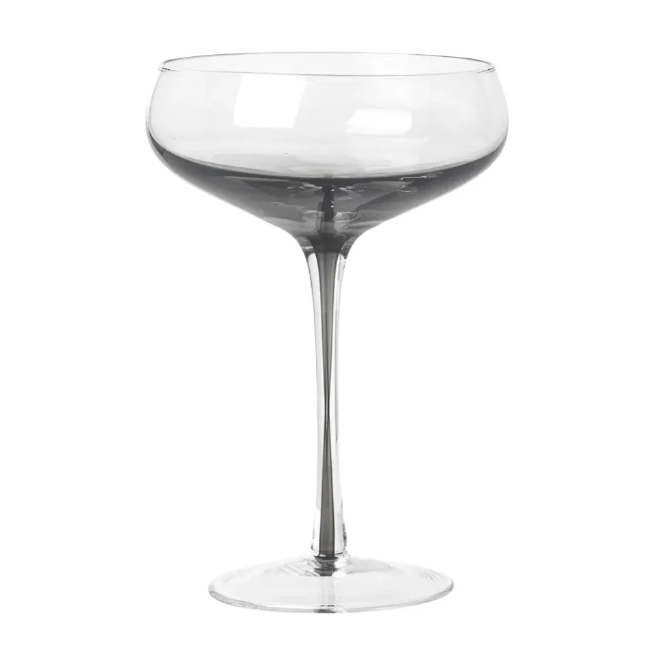 Cocktail & Martini Glasses^Broste Copenhagen Smoke cocktail glass, 20 cl Grey