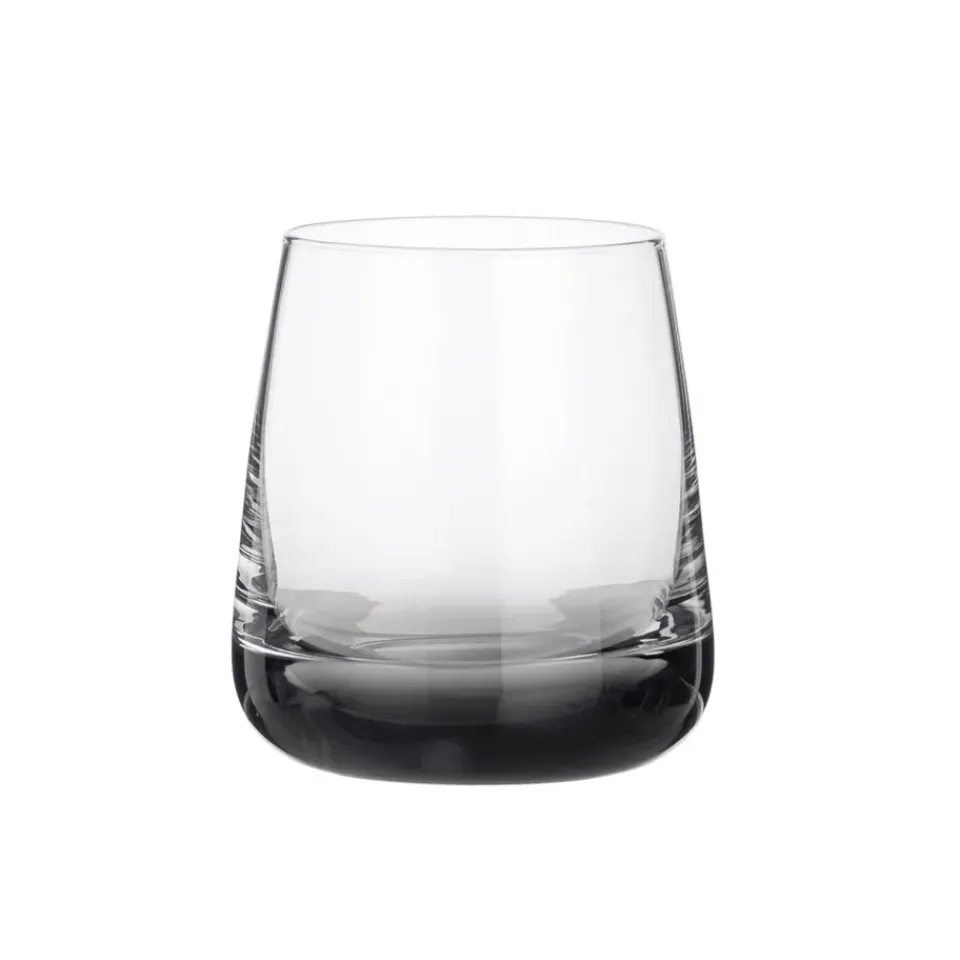 Drinking Glasses & Tumblers^Broste Copenhagen Smoke drinking glasses, 35 cl GreyTransparentBlack