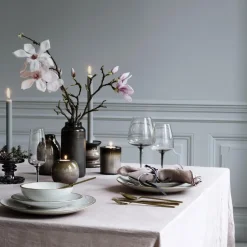 Wine Glasses^Broste Copenhagen Smoke white wine glass, 40 cl GreyTransparentBlack