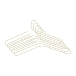 Scandi Living Smooth hanger 5-pack, Beige