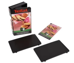 Sandwich Grills^Tefal Snack Collection cracker plates for sandwich grill, Black