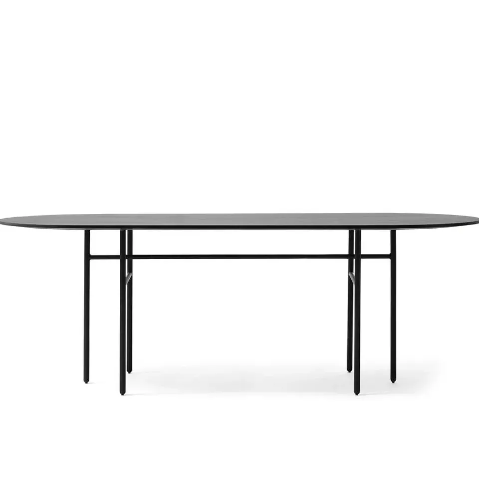 Clearance Audo Copenhagen Snaregade table oval, Black