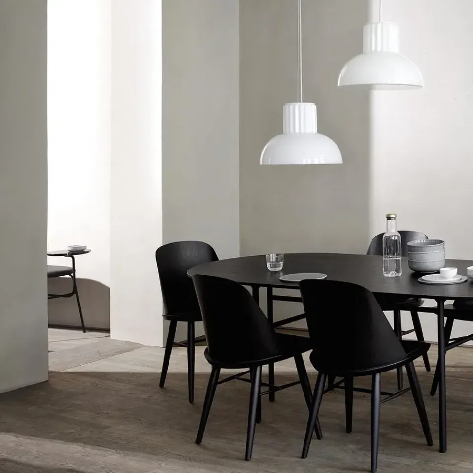 Clearance Audo Copenhagen Snaregade table oval, Black