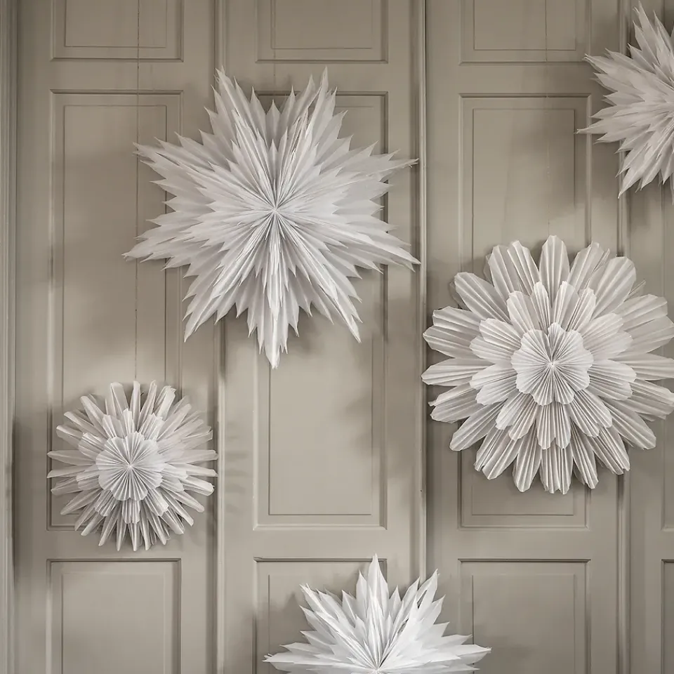 Christmas Stars|Window Lights^Watt & Veke Snöblomma advent star, Ø44 cm White