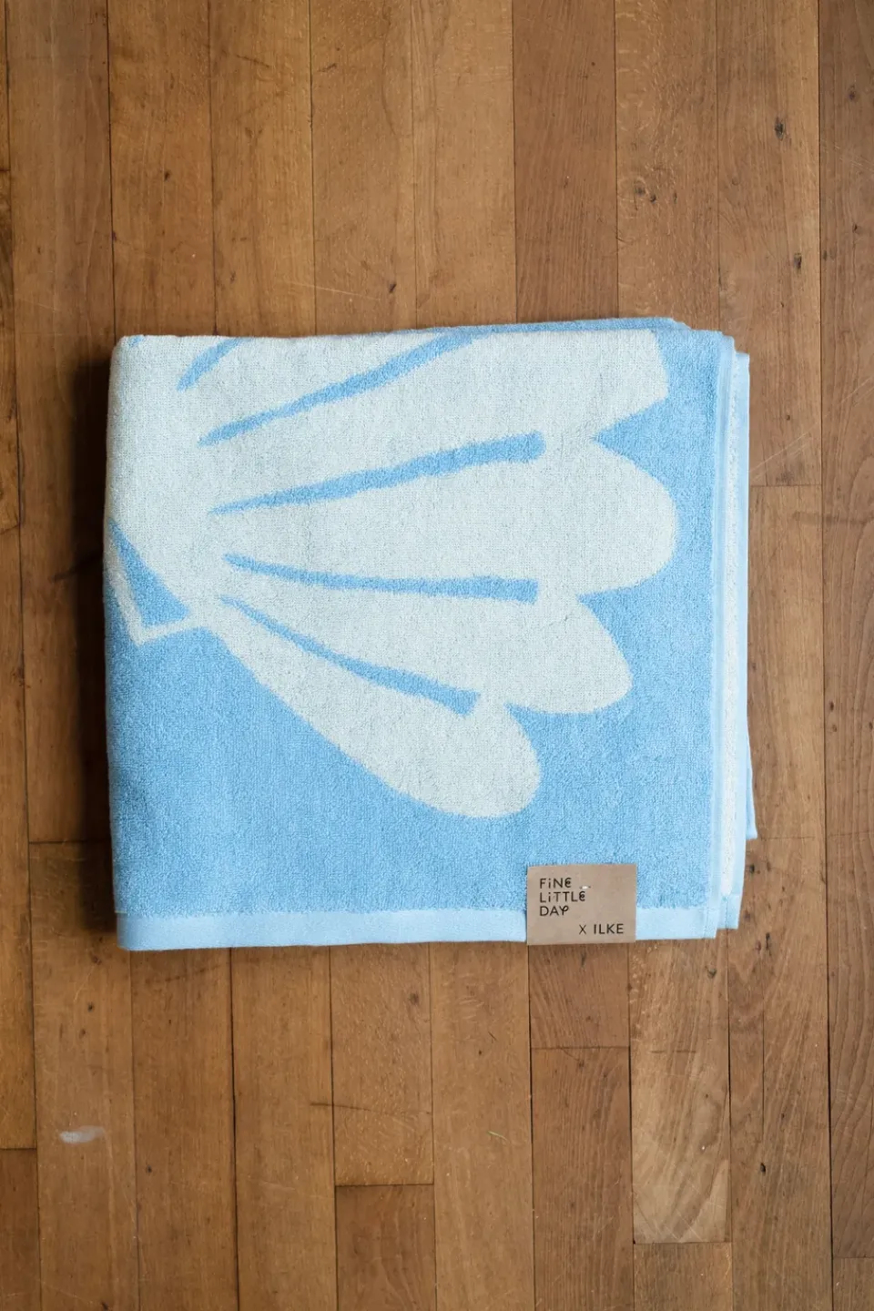 Bath Sheets^Fine Little Day Snäcka bath towel 70x140 cm, Blue