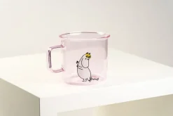 Best Muurla Snorkmaiden glass mug 35 cl, Pink