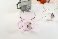 Best Muurla Snorkmaiden glass mug 35 cl, Pink