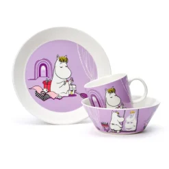 Moomin Arabia Snorkmaiden Moomin bowl, Purple