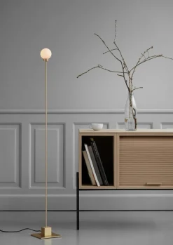 Best Northern Snowball floor lamp 117 cm, Brass Gold-coloured