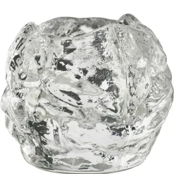 Tea Light Holders, Lanterns & Candle Dishes^Kosta Boda Snowball votive, small Transparent