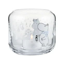 Tea Light Holders, Lanterns & Candle Dishes^Muurla Snowfall lantern Ø9 cm, Clear Transparent