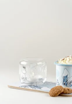 Tea Light Holders, Lanterns & Candle Dishes^Muurla Snowfall lantern Ø9 cm, Clear Transparent