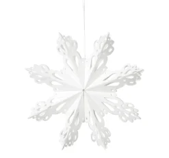 Hot Broste Copenhagen Snowflake Christmas decoration , Ø15 cm White