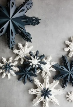 Hot Broste Copenhagen Snowflake Christmas decoration , Ø15 cm White