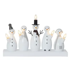 Discount Star Trading Snowman advent candle, White